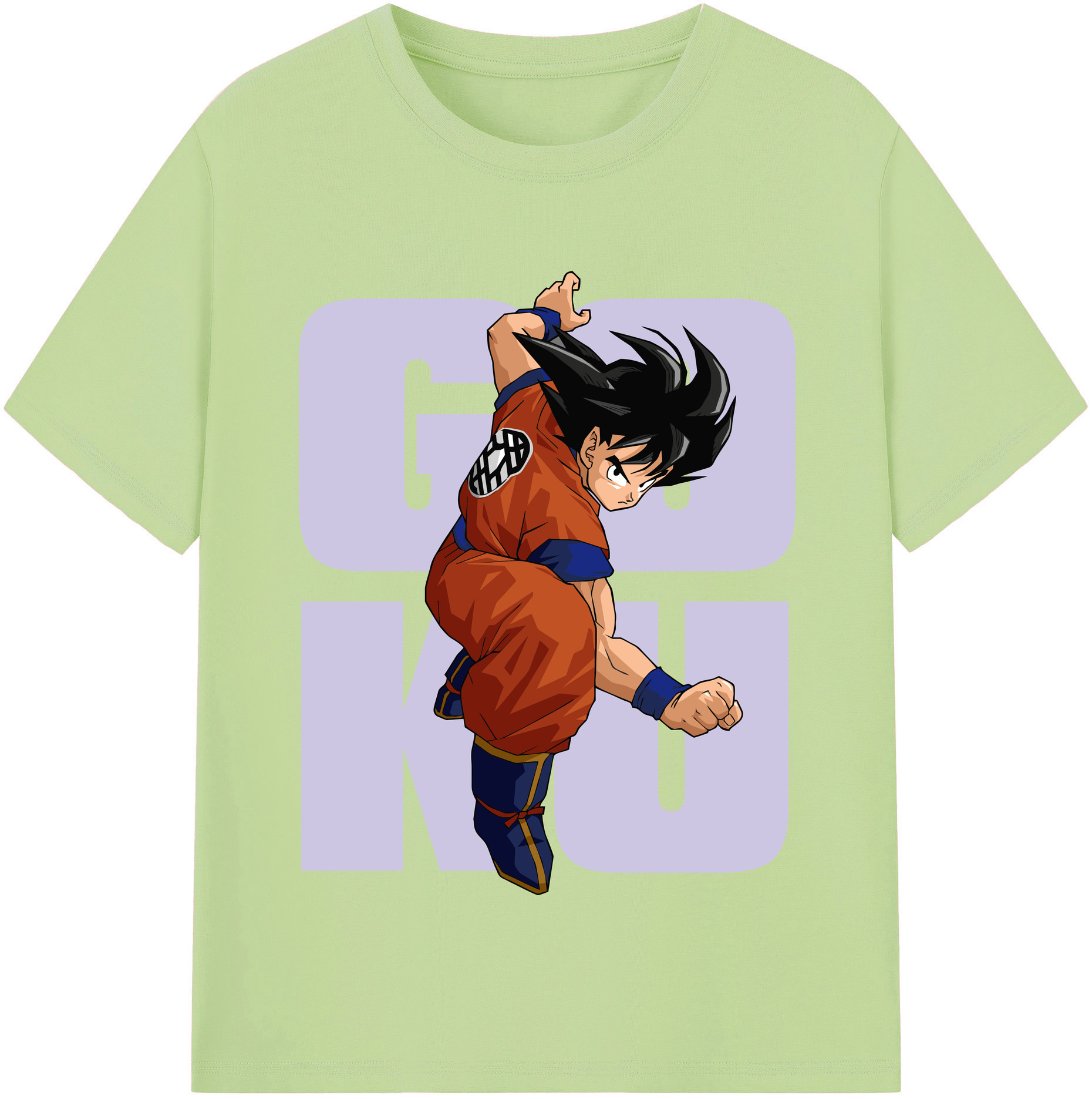 （画像用） ドラゴンボール 孫悟空（そん ごくう）Son Goku カカロット DRAGON BALL Kakarotto 綿100％半袖Tシャツ（フロントプリント）